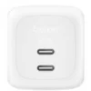 Image de Belkin BoostCharge Pro adaptateur secteur - GaN - 2 x USB-C - 67 Watt