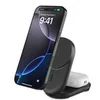 Image de Belkin UltraCharge support de chargement sans fil - 2-en-1, Qi2, magnetique, pliable - + adaptateur secteur - 24 pin USB-C - 25 Watt