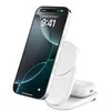 Image de Belkin UltraCharge support de chargement sans fil - 2-en-1, Qi2, magnetique, pliable - + adaptateur secteur - 24 pin USB-C - 25 Watt