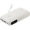 Image de Batterie externe 10 000 mAh 45W USB-C avec câble intégré 3 ports couleur sable