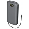 Image de Belkin Batterie de secours USB-C 27K en 240W pour PC avec cable USBC intégré - Gris Foncé