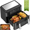Image de Friteuse sans Huile 12L - Panier Flexible - Écran LED - Cuisson 360° Sans Huile - 10 Programmes - Fenêtre transparente - Air fryer