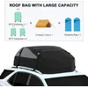 Image de Sac De Toit Voiture - TOOLUCK - 450L - Coffre Toit Pliable - 900D Tissu dOxford et PVC - Convient avec/sans Galerie de Toit