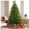 Image de Sapin de Noel LED Lumineux 180 cm Sapin de Noel Artificiel pré-illuminé et Articulé Premium 250 Lumière - 8 Modes Lumière Chaude