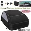 Image de Sac de Toit Voiture - TOOLUCK - 450L - 1000D Tissu dOxford et PVC - Coffre De Toit Souple pour Voyage Résistant Aux Intempéries