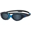Image de Lunettes de natation Zoggs Predator Flex Large Fit gris noir gris bleu