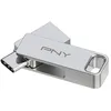 Image de Clé USB 3.2 - PNY - DUO LINK - Type-C/Type-A - 64 Go - Jusquà 200 Mo/s