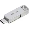 Image de Clé usb otg 2 en 1 usb-a 3.2, usb-c duo link 256gb pny argent PNYFDI256DULINKTYC