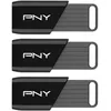 Image de Pack de 3 Clés USB 3.2 - PNY - Attaché X - 128 Go - Jusquà 130 Mo/s