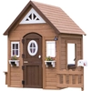 Image de Backyard Discovery Aspen Maisonnette En Bois Cabane Enfant Exterieur Avec Cuisine Et Accessoires
