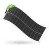 Image de ECO-WORTHY Panneau Solaire Souple 100W 12V Monocristallin Flexible Pour Camping-Car Camper Van Bateaux et Autres Surfaces