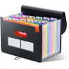 Image de 13 Compartiments A4 Chemise Papier Classeur Rangement Administratif Document Porte Dossier Bureau