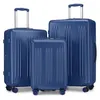 Image de Kono Set de 3 Valises de Voyage Rigide (55/65/75cm) ABS Valise Extensible Légère Bagages Cabine à 4 roulettes et Serrure TSA