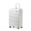 Image de Kono Valise Cabine Grande 76x50x31cm Rigide Polypropylène Léger Portable Valise de Voyage à 4 roulettes et Serrure TSA 100L Blanc