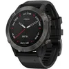 Image de Garmin fenix 6 Sapphire - 47 mm - DLC gris carbone - montre de sport avec bracelet - silicone - noir - taille du poignet : 125-208 mm - affichage 1.3" - 32 Go - Bluetooth, Wi-Fi, ANT+ - 60 g en occasion ou reconditionné