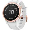 Image de Garmin fenix 6S Pro - Ton or rose - montre de sport avec bracelet - silicone - blanc - affichage 1.2" - 32 Go - Bluetooth, Wi-Fi, ANT+ - 44 g en occasion ou reconditionné