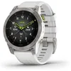Image de Garmin epix Gen 2 Sapphire - Titane blanc - montre de sport avec bracelet - silicone - taille du poignet : 125-208 mm - affichage 1.3" - 32 Go - Bluetooth, Wi-Fi, ANT+ - 70 g en occasion ou reconditionné