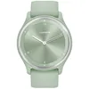 Image de Garmin vÃ­vomove Sport - Menthe fraÃ®che avec accents argentÃ©s - Montre connectÃ©e avec bracelet - silicone - taille du poignet : 125-190 mm - monochrome - Bluetooth, ANT+ - 19 g en occasion ou reconditionné