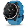 Image de Garmin Quatix 7 3,3 Cm (1.3") Mip 47 Mm Numérique 260 X 260 Pixels Écran Tactile Bleu Wifi Gps (satellite)
