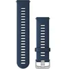 Image de Bracelet de montre à dégagement rapide avec boucle argent Garmin 22 mm Bleu 010-11251-3D