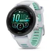 Image de Montre GPS connectée - GARMIN - Forerunner 265S - 42 mm (1 1) - Blanche avec bracelet en silicone blanc/vert