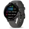 Image de Montre Connectée Garmin Venu 3s 41mm En Acier Gray, Boîtier Gris Foncé Et Bracelet En Silicone Gris Foncé