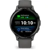 Image de Montre GPS connectée - GARMIN - Venu 3S - 304mm (12) - Acier Gray boîtier gris foncé et bracelet en silicone gris foncé