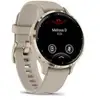 Image de Montre Connectée Garmin Venu 3s, Soft Gold Avec Bracelet Lin