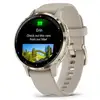 Image de Garmin venu 3s - montre connectée gps sport et santé - soft gold avec bracelet lin 010-02785-02