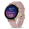 Image de Montre Connectée Garmin Venu 3s 41mm En Acier Soft Gold, Boîtier Rose Et Bracelet En Silicone Rose