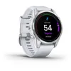 Image de GARMIN - Epix Pro (Gen2) - Montre connectée à haute performance - 42 mm - Acier Silver avec bracelet blanc