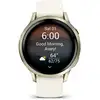 Image de Montre Connectée Garmin Venu 4 Amoled Polymère Et Acier Beige Et Or Lunaire 41 Mm Garmin