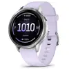 Image de Montre connectee garmin venu 4 41 mm gris argent bracelet silicone pervenche