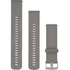Image de Bracelet de montre en silicone avec boucle argenté Garmin Quick Release Gris 22 mm 010-13406-10