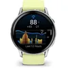 Image de Montre GPS connectée - GARMIN - Venu 4 - 45 mm (1 4) - Silver avec bracelet en silicone jaune citron