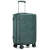 Image de Supercase Valise de Voyage Rigide Cabine 74x48x29cm Valise Soute 4 roulettes avec Serrure TSA Valise Résistante et Pratique Vert