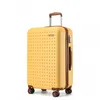 Image de British Traveller Set de 2 Valise Cabine Rigide Légère 55x40x22cm Valises de Voyage à 4 roulettes et Serrure TSA+Vanity Case Violet