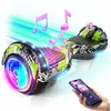 Image de hoverboard 6.5 HY-A02C Bluetooth+Lumière LED Autonomie 7-8km vitesse maximale 8 KM/H Batterie 18V/2.6AH-vert et noir