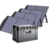 Image de Centrale électrique solaire portable - ALLPOWERS - S2000 PRO - 1451Wh - 2400W (pic 4000W) - 4x100W pliables