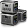 Image de Station dÉnergie Portable R1500 avec 2x Batteries Supplémentaires B1000 ALLPOWERS 1152Wh à 3456Wh LiFePO4 Camping Maison