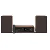 Image de Classic Stereo Coffee Black/Walnut EU/UK DAB DAB+ FM Radio internetLecteur de CD Formats audio MP3Bluetooth 5.2 Wi-Fi1x