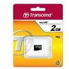 Image de Transcend - carte memoire flash - 2 Go - micro SD