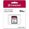 Image de Carte SD 64GB UHS-I U3 TRANSCEND 300S - Video Class V30 / UHS-I U3 / Class10