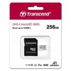 Image de Carte microSD TRANSCEND 256GB UHS-I U3 A1 - 300S