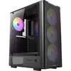 Image de Antec Vx310 Argb Boîtier Pc Noir Avec Ventilateurs Argb Et Verre Trempé