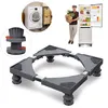 Image de LZQ Support pour Machine à Laver Base de Réfrigérateur pour Machine à Laver et Sèche-linge 4 Pieds Sans roulettes Charge 200kg