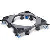 Image de NAIZY - Support de Machine à Laver 8 Pieds Réglable Charge 200 kg avec 4 Roues - Grau
