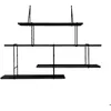 Image de Étagère murale - Studio Hausen - Link shelf set 2 - Noir - Adulte