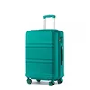 Image de Valise de Voyage 75x48x30cm Trolley Rigide Bagages Cabine avec 4 roulettes Doubles Pivotantes et Serrure TSA Valise Cabine Bleu