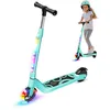 Image de Trottinette Electrique Enfants 6-10 Ans - LED - néons colorés - Hauteur Réglables Cadeau idéal-YD531-Vert